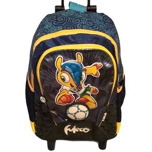 Fuleco 2014 World Cup luggage lights up wheels
